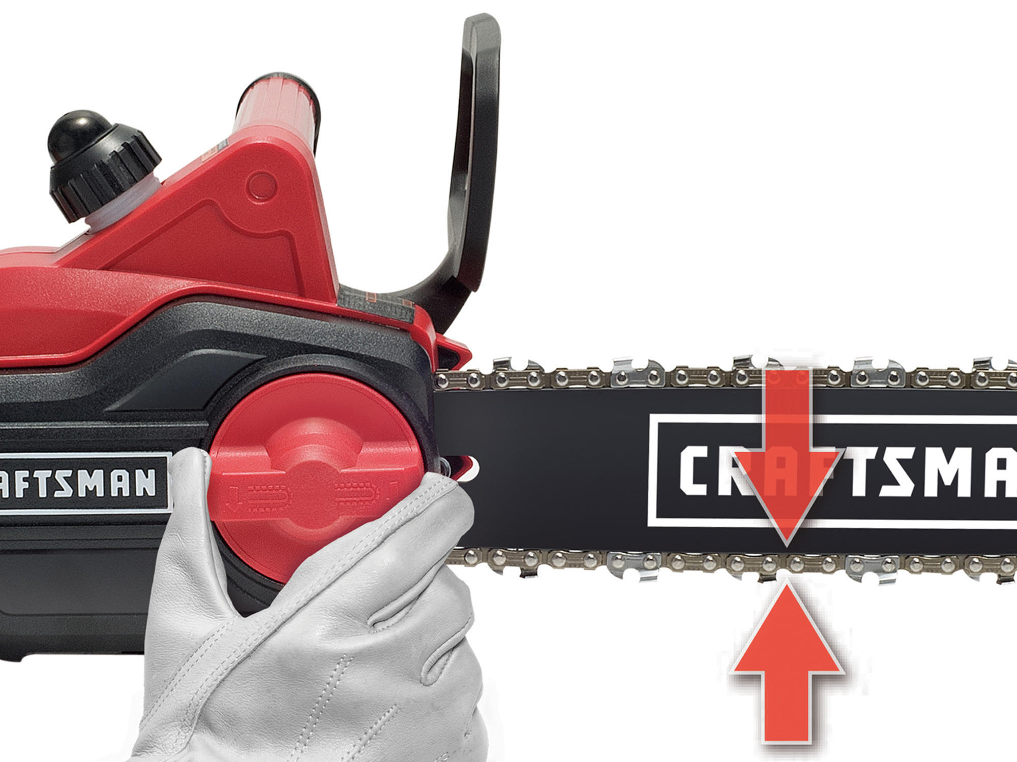 Craftsman 74050 â€” tool-less chain tension